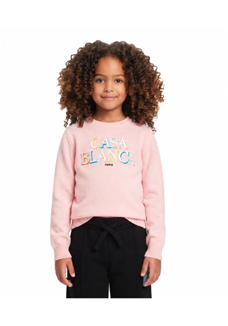 Pull con logo ricamato CASABLANCA KIDS | K-PF26-KW-151501